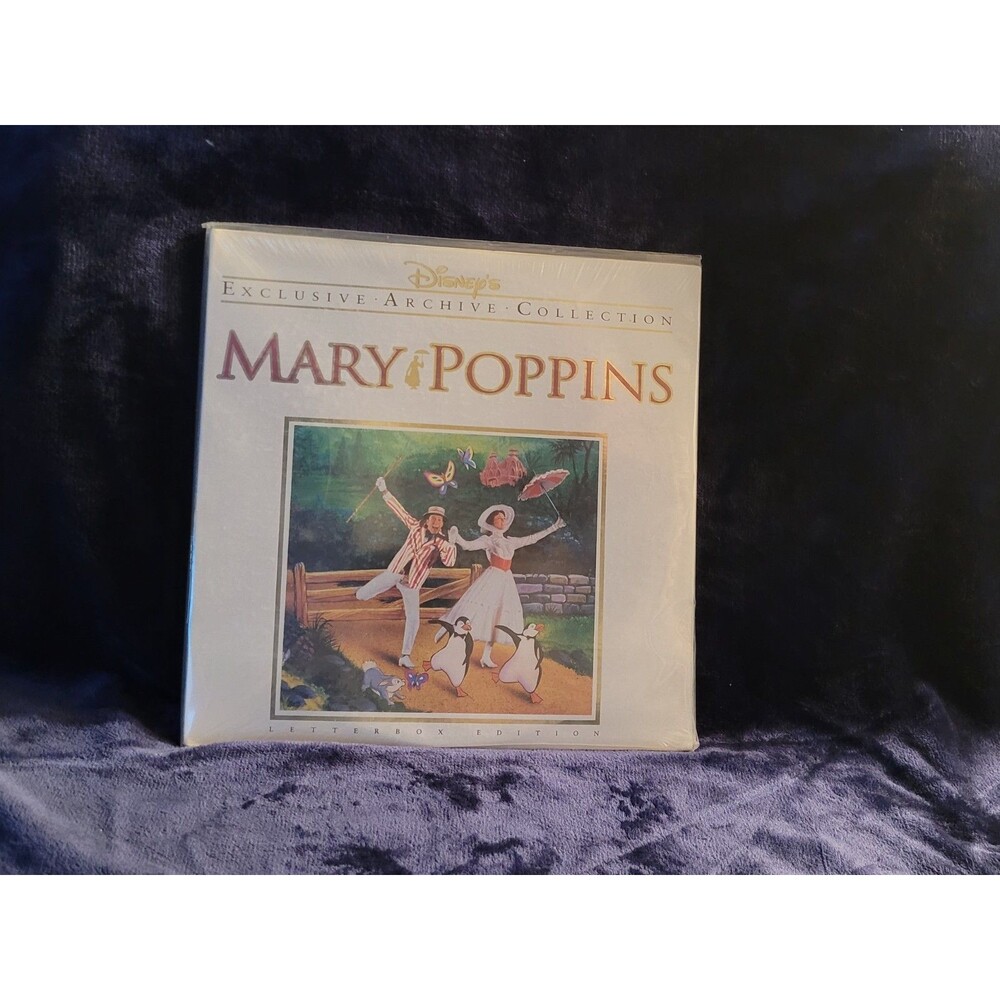 Mary Poppins Exclusive Archive Collection Letterbox Laserdisc Sealed